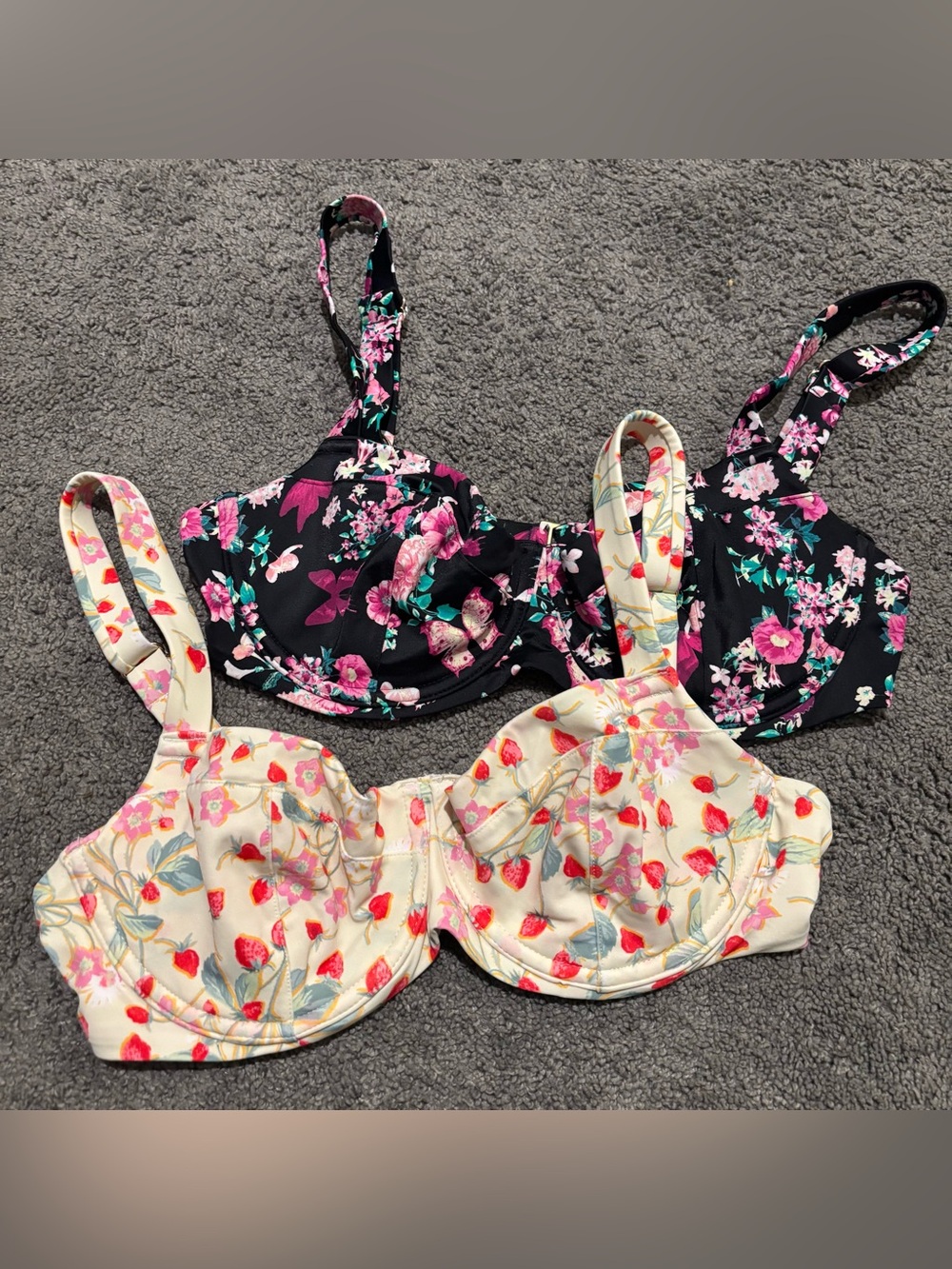 Victoria’s Secret Essential Wicked Underwire Swim Bikini Top Bundle Size 36D